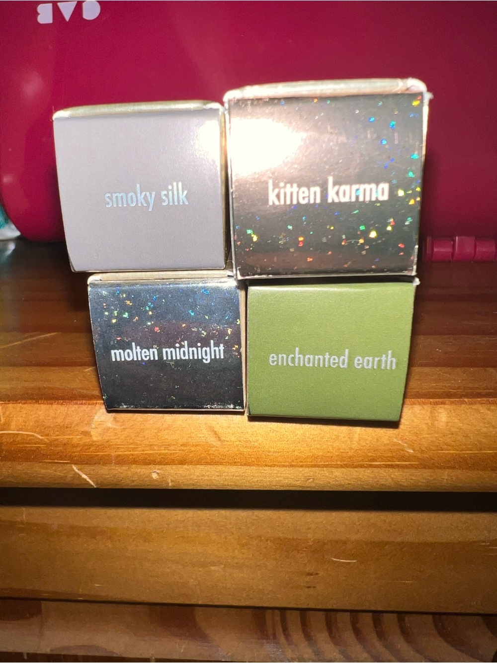 Set of 4 Stila Liquid Eye Shadow- 2 Matte/2 Glitter- NIB